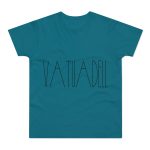 Camiseta hombre punto liso - Azul diva - Camiseta «Vatuadell estirat»