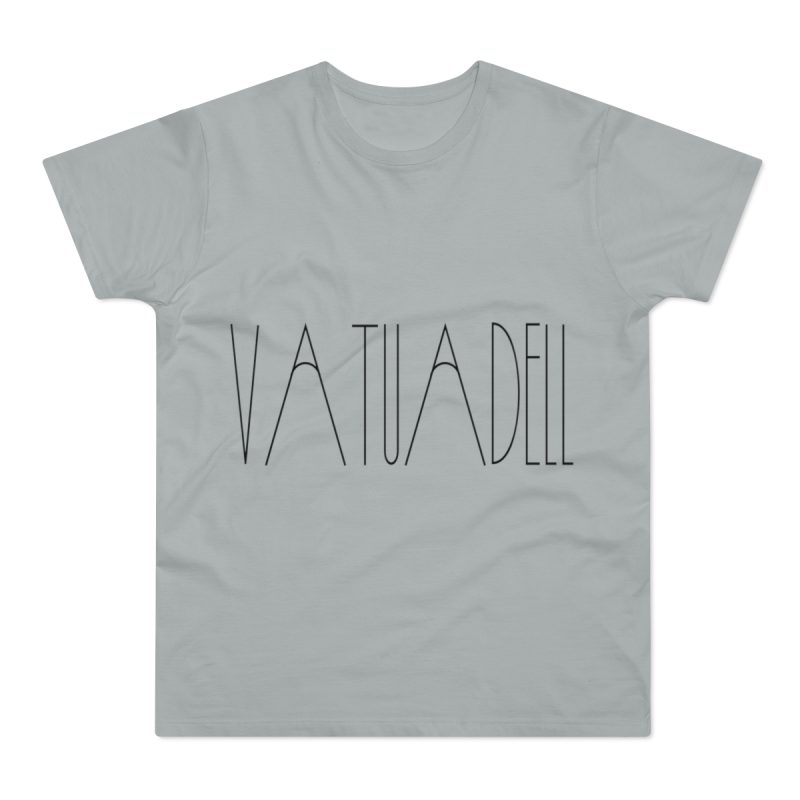 Camiseta hombre punto liso - Gris Pacifico - Camiseta «Vatuadell estirat»