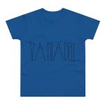 Camiseta hombre punto liso - Azul royal intenso - Camiseta «Vatuadell estirat»