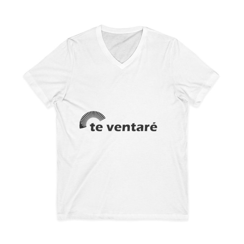 Camiseta cuello de pico - Blanco - Camiseta «Te ventaré, ventall» Camiseta cuello de pico - Blanco - Camiseta «Te ventaré, ventall»