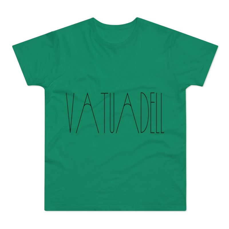 Camiseta hombre punto liso - Verde Kelly - Camiseta «Vatuadell estirat»