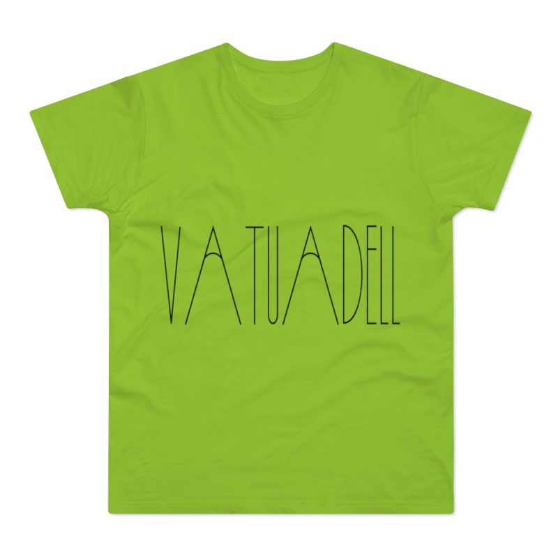 Camiseta hombre punto liso - Verde orquidea - Camiseta «Vatuadell estirat»