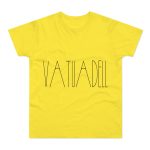 Camiseta hombre punto liso - Amarillo solar - Camiseta «Vatuadell estirat»