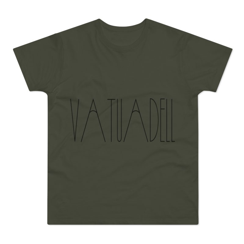 Camiseta hombre punto liso - Caqui urbano - Camiseta «Vatuadell estirat»