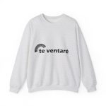 Sudadera cuello redondo - Gris ceniza - Camiseta «Te ventaré, ventall»