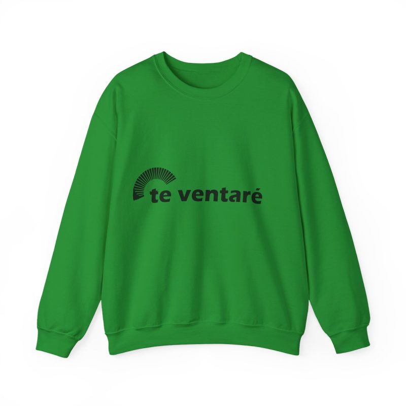 Sudadera cuello redondo - Verde irlandes - Camiseta «Te ventaré, ventall»