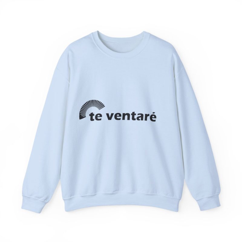 Sudadera cuello redondo - Azul claro - Camiseta «Te ventaré, ventall»