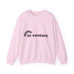 Sudadera cuello redondo - Rosa claro - Camiseta «Te ventaré, ventall»