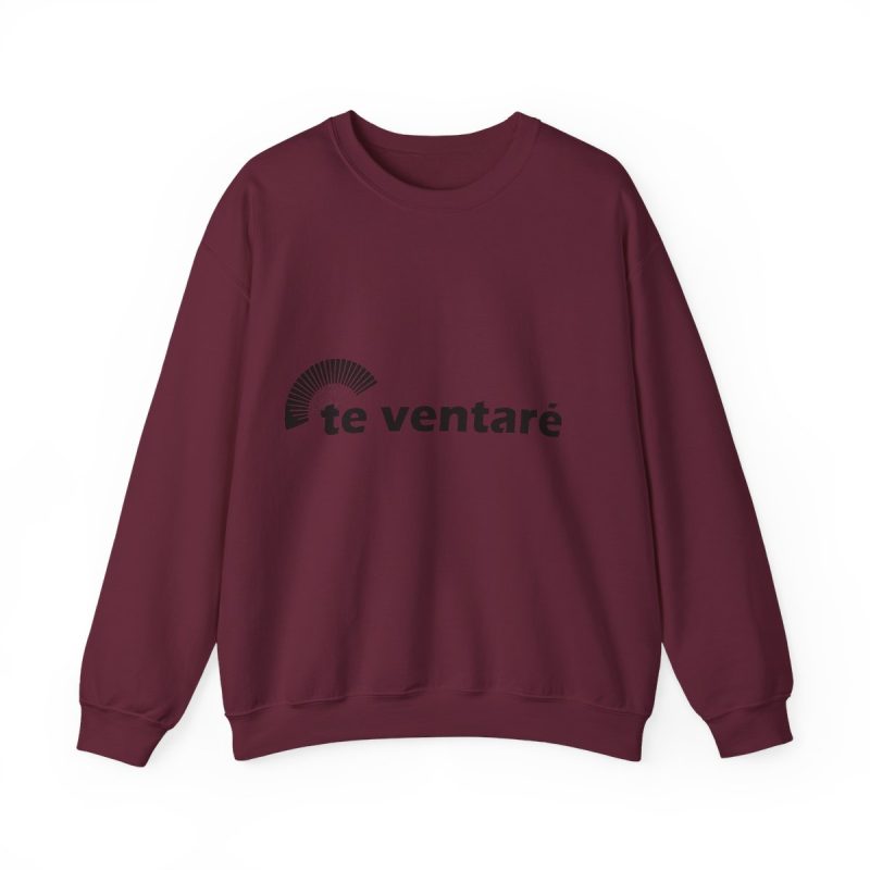 Sudadera cuello redondo - Granate - Camiseta «Te ventaré, ventall»