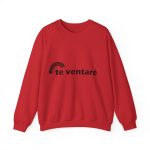 Sudadera cuello redondo - Rojo - Camiseta «Te ventaré, ventall»