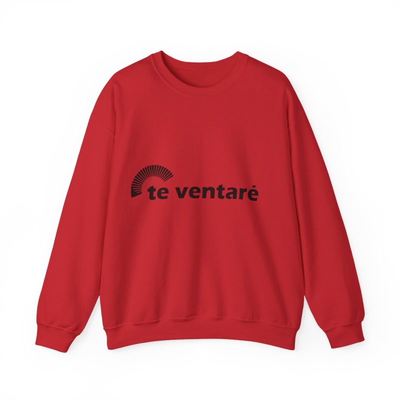 Sudadera cuello redondo - Rojo - Camiseta «Te ventaré, ventall»
