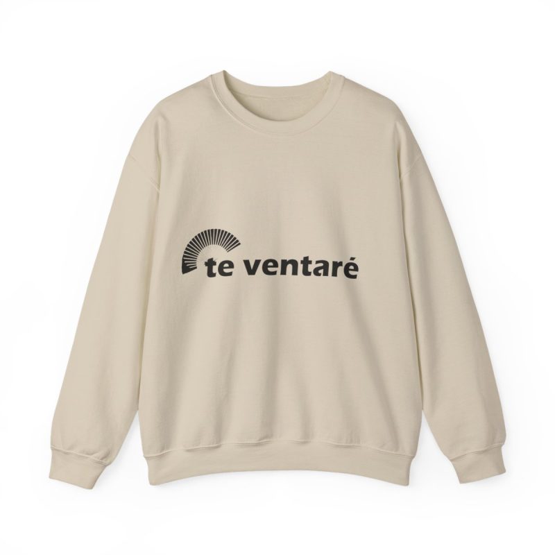 Sudadera cuello redondo - Arena - Camiseta «Te ventaré, ventall»