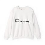 Sudadera cuello redondo - Blanco - Camiseta «Te ventaré, ventall»