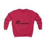 Sudadera infantil - Rojo fuego - Camiseta «Te ventaré, ventall» Sudadera infantil - Rojo fuego - Camiseta «Te ventaré, ventall»