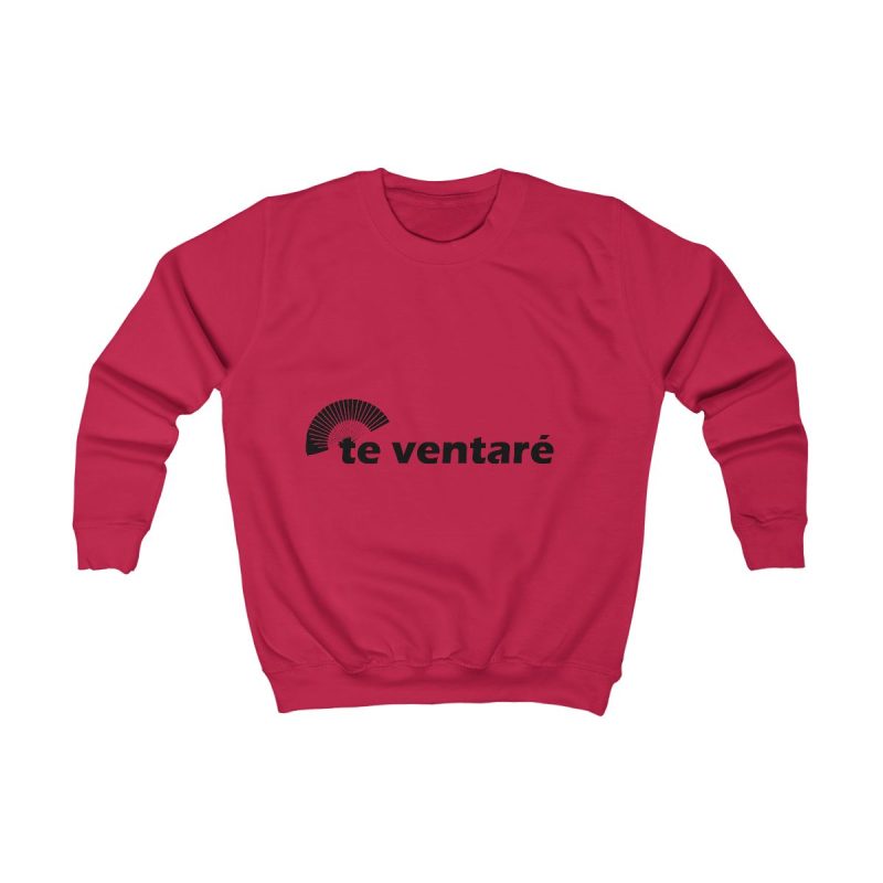 Sudadera infantil - Rojo fuego - Camiseta «Te ventaré, ventall»