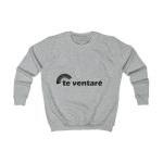 Sudadera infantil - Gris jaspeado claro - Camiseta «Te ventaré, ventall» Sudadera infantil - Gris jaspeado claro - Camiseta «Te ventaré, ventall»
