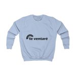 Sudadera infantil - Azul cielo - Camiseta «Te ventaré, ventall» Sudadera infantil - Azul cielo - Camiseta «Te ventaré, ventall»