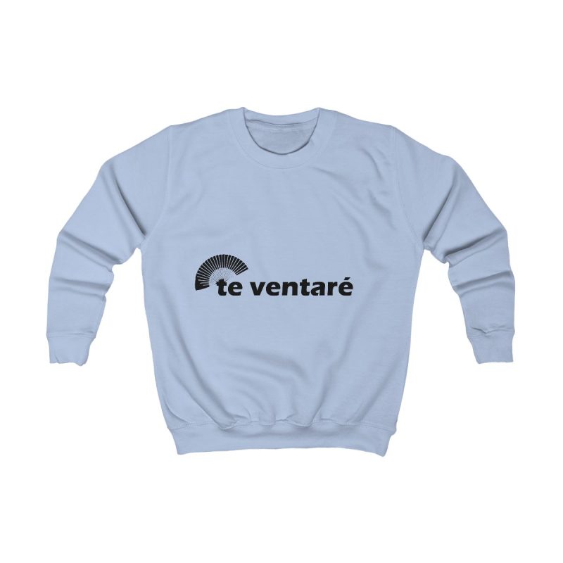 Sudadera infantil - Azul cielo - Camiseta «Te ventaré, ventall»