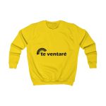 Sudadera infantil - Amarillo sol - Camiseta «Te ventaré, ventall» Sudadera infantil - Amarillo sol - Camiseta «Te ventaré, ventall»