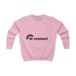 Sudadera infantil - Rosa bebe - Camiseta «Te ventaré, ventall» Sudadera infantil - Rosa bebe - Camiseta «Te ventaré, ventall»