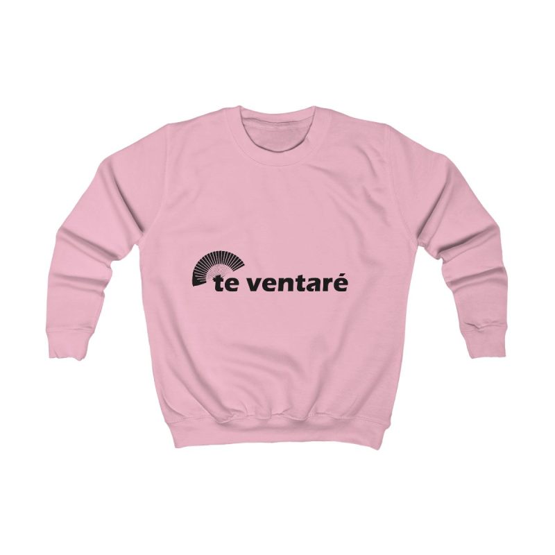 Sudadera infantil - Rosa bebe - Camiseta «Te ventaré, ventall»