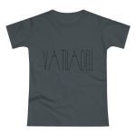Camiseta mujer punto liso - Gris oscuro - Camiseta «Vatuadell estirat» Camiseta mujer punto liso - Gris oscuro - Camiseta «Vatuadell estirat»