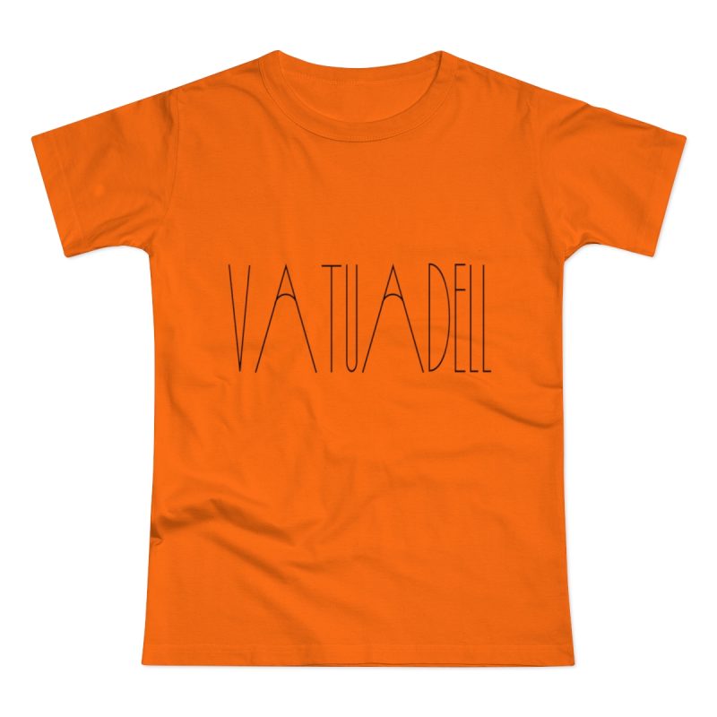 Camiseta mujer punto liso - Naranja - Camiseta «Vatuadell estirat»