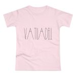 Camiseta mujer punto liso - Rosa orquidea - Camiseta «Vatuadell estirat» Camiseta mujer punto liso - Rosa orquidea - Camiseta «Vatuadell estirat»
