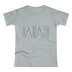 Camiseta mujer punto liso - Gris Pacifico - Camiseta «Vatuadell estirat» Camiseta mujer punto liso - Gris Pacifico - Camiseta «Vatuadell estirat»