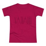 Camiseta mujer punto liso - Sorbete - Camiseta «Vatuadell estirat» Camiseta mujer punto liso - Sorbete - Camiseta «Vatuadell estirat»