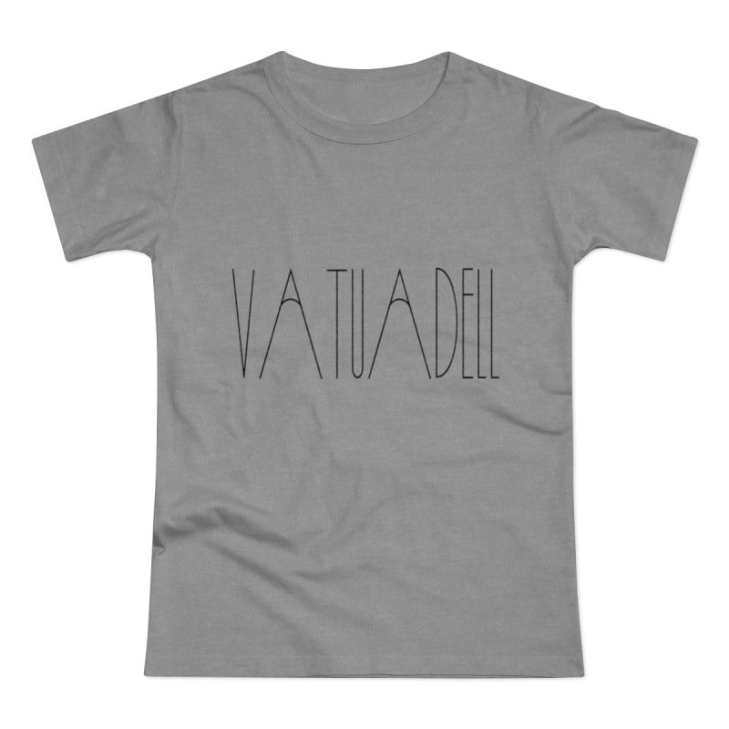Camiseta mujer punto liso - Gris deportivo jaspeado - Camiseta «Vatuadell estirat»