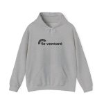Sudadera con capucha - Gris deportivo - Camiseta «Te ventaré, ventall»