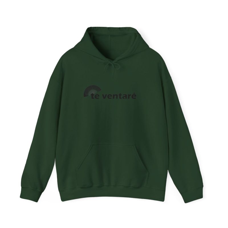 Sudadera con capucha - Verde bosque - Camiseta «Te ventaré, ventall»
