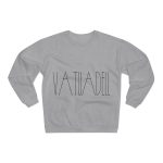 Sudadera cuello redondo premium - Gris jaspeado claro - Camiseta «Vatuadell estirat»