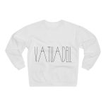 Sudadera cuello redondo premium - Blanco - Camiseta «Vatuadell estirat»
