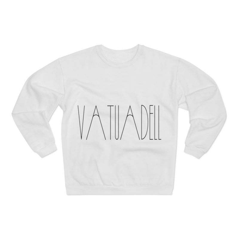Sudadera cuello redondo premium - Blanco - Camiseta «Vatuadell estirat»