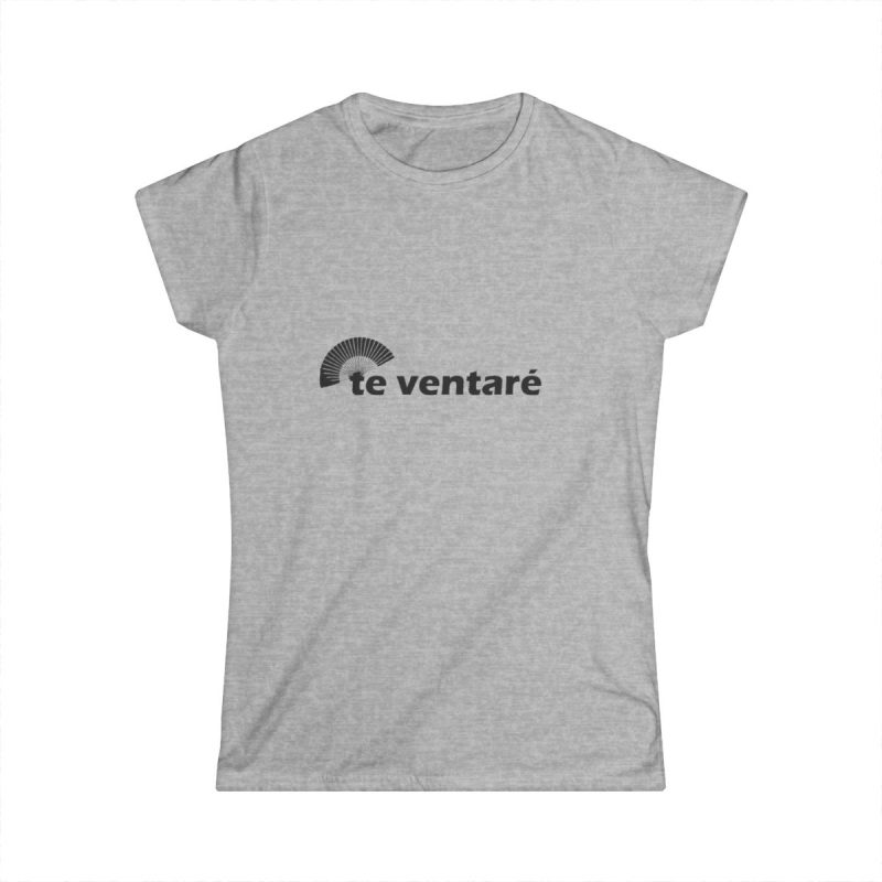 Camiseta mujer Softstyle - Gris deportivo - Camiseta «Te ventaré, ventall»