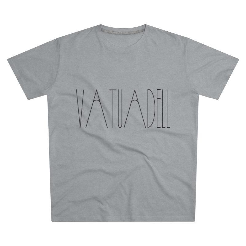 Camiseta hombre corte moderno - Gris Oxford claro - Camiseta «Vatuadell estirat» Camiseta hombre corte moderno - Gris Oxford claro - Camiseta «Vatuadell estirat»