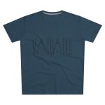 Camiseta hombre corte moderno - Azul vaquero - Camiseta «Vatuadell estirat» Camiseta hombre corte moderno - Azul vaquero - Camiseta «Vatuadell estirat»