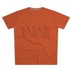Camiseta hombre corte moderno - Naranja - Camiseta «Vatuadell estirat» Camiseta hombre corte moderno - Naranja - Camiseta «Vatuadell estirat»