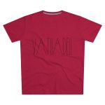 Camiseta hombre corte moderno - Rojo - Camiseta «Vatuadell estirat» Camiseta hombre corte moderno - Rojo - Camiseta «Vatuadell estirat»