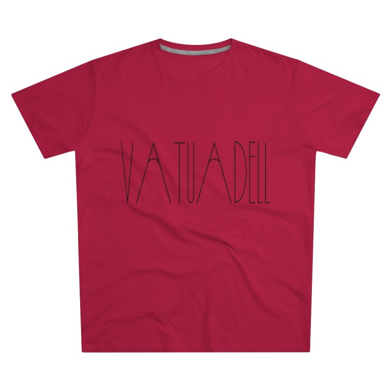 Camiseta hombre corte moderno - Rojo - Camiseta «Vatuadell estirat»