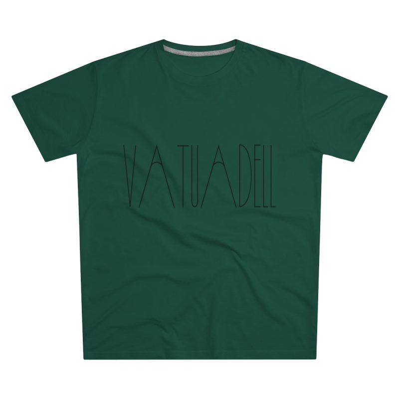 Camiseta hombre corte moderno - Verde botella - Camiseta «Vatuadell estirat»