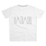 Camiseta hombre corte moderno - Blanco - Camiseta «Vatuadell estirat» Camiseta hombre corte moderno - Blanco - Camiseta «Vatuadell estirat»