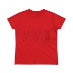 Camiseta mujer algodon medio - Rojo - Camiseta «Vatuadell estirat»
