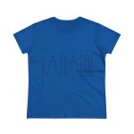 Camiseta mujer algodon medio - Azul royal - Camiseta «Vatuadell estirat»