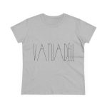 Camiseta mujer algodon medio - Gris deportivo - Camiseta «Vatuadell estirat»