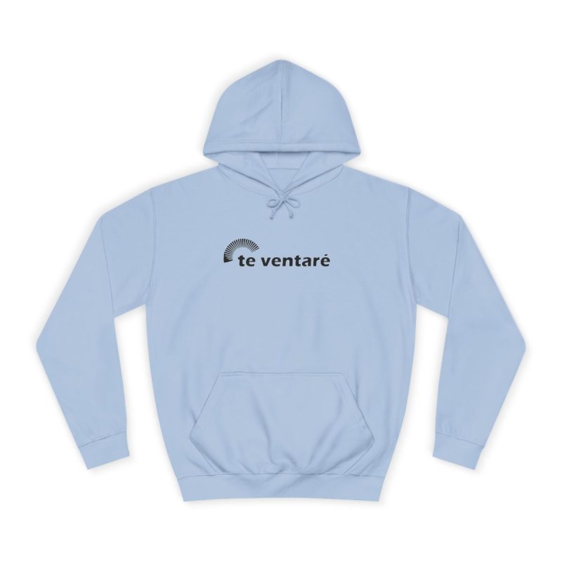 Sudadera universitaria - Azul cielo - Camiseta «Te ventaré, ventall»
