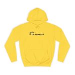 Sudadera universitaria - Amarillo sol - Camiseta «Te ventaré, ventall» Sudadera universitaria - Amarillo sol - Camiseta «Te ventaré, ventall»
