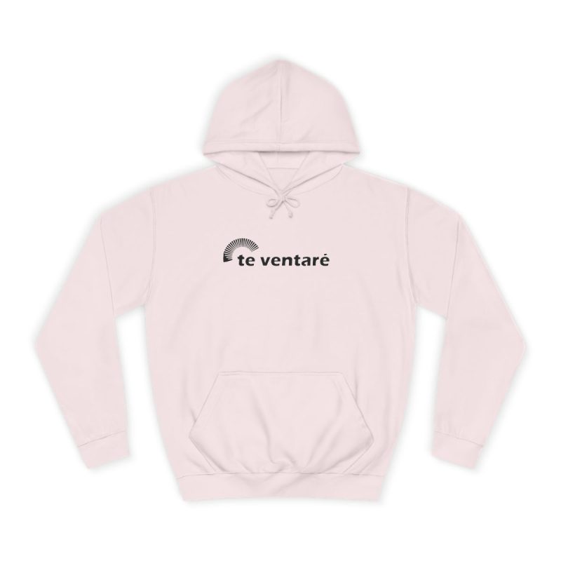 Sudadera universitaria - Rosa bebe - Camiseta «Te ventaré, ventall»